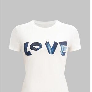 White Love Graphic T-Shirt
